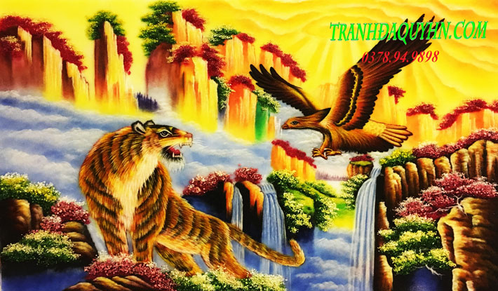 tranh đá quý anh hùng tương ngộ